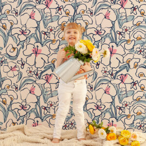 MINATO - Papier peint printemps japonais chambre fille