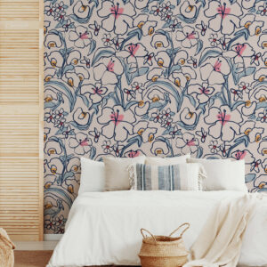 MINATO - Papier peint printemps japonais chambre parentale