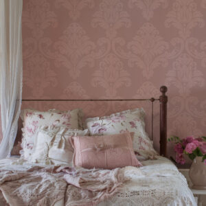 PENELOPE - Papier peint baroque ton sur ton chambre
