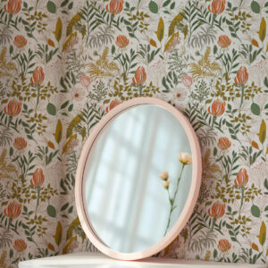 ROMAIN - papier peint petites fleurs des champs chambre