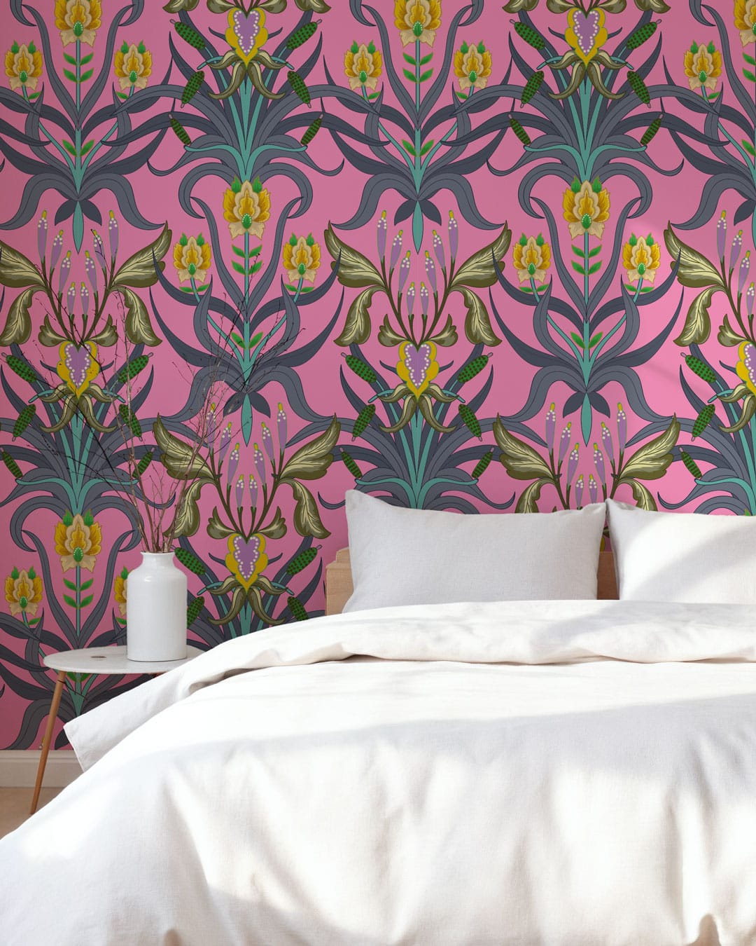 NICOLE - Papier peint art nouveau pop chambre