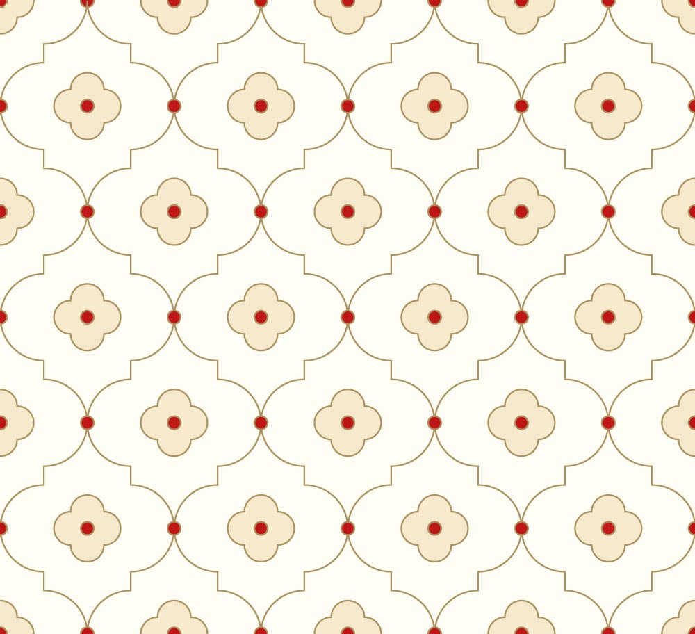 ALISON - Papier peint art déco effet ferronnerie beige