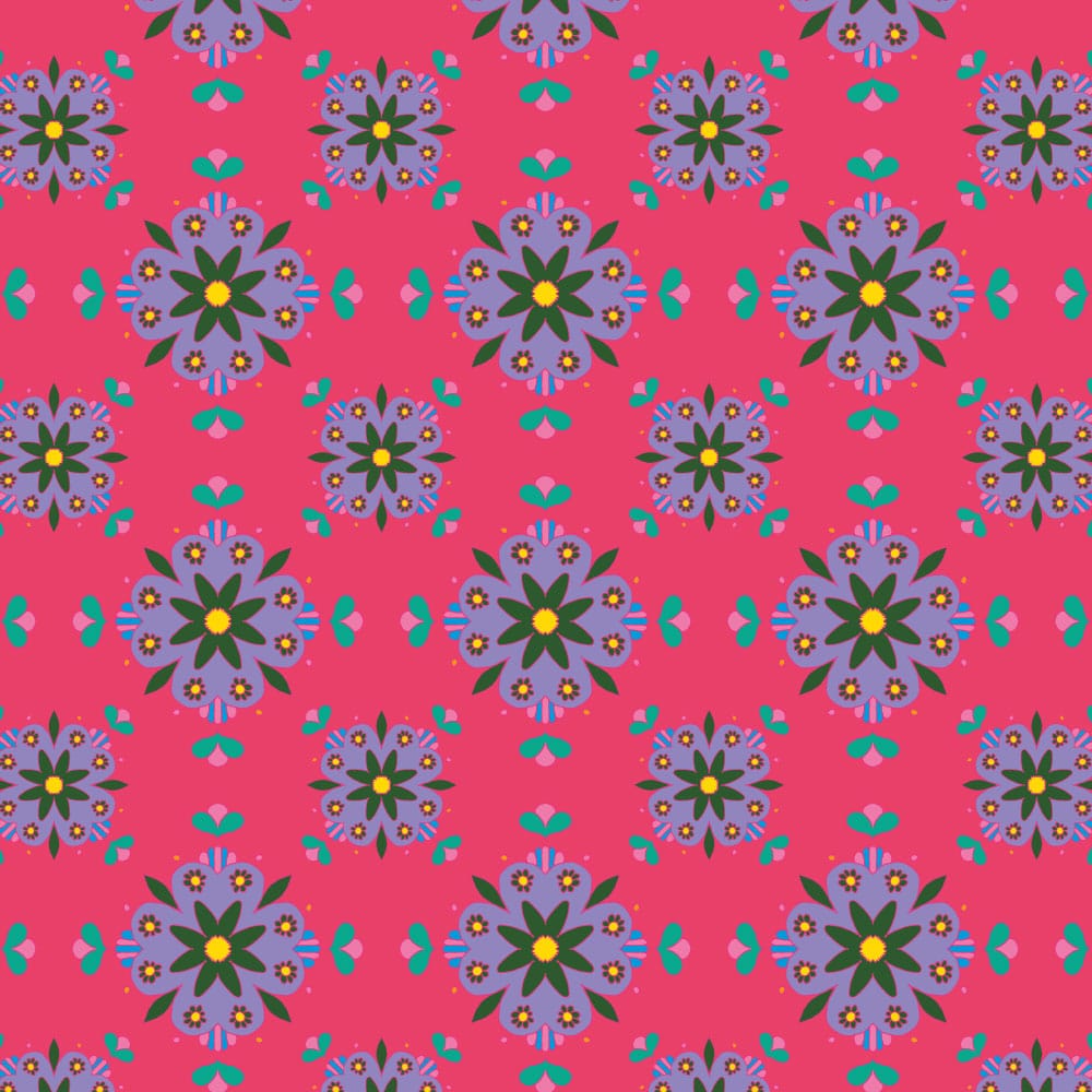 RAVI - Papier peint mandala indien
