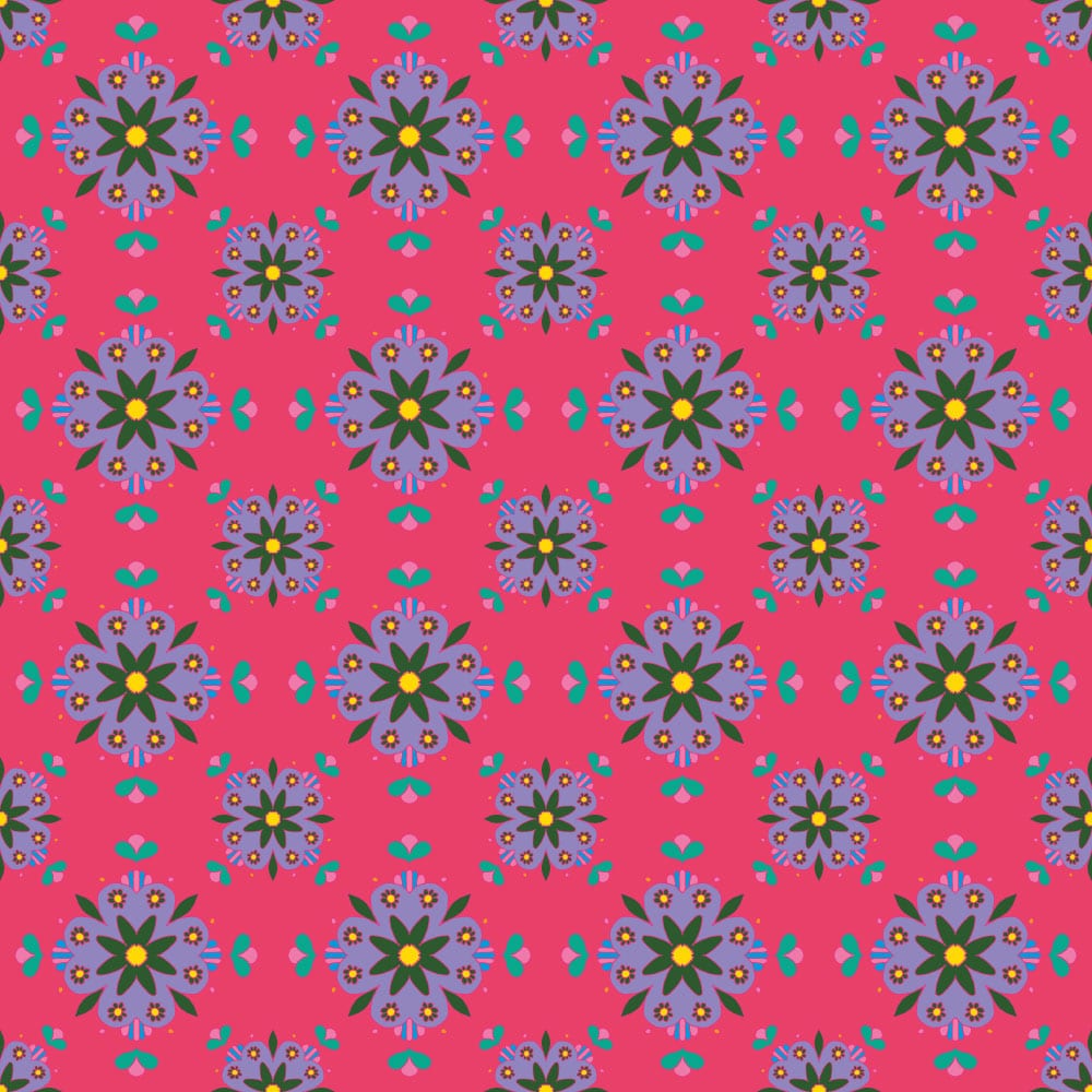 RAVI - Papier peint mandala indien v2
