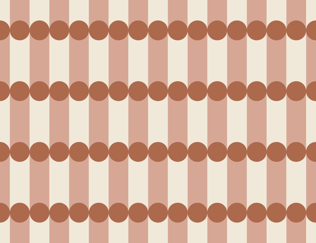 RALPH - Papier peint damier art déco rétro rose